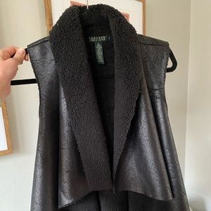 Ralph Lauren leather vest